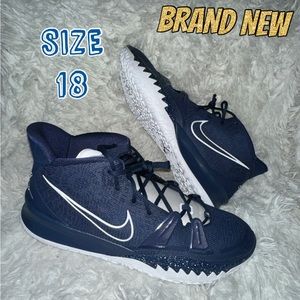 kyrie 7 navy and white